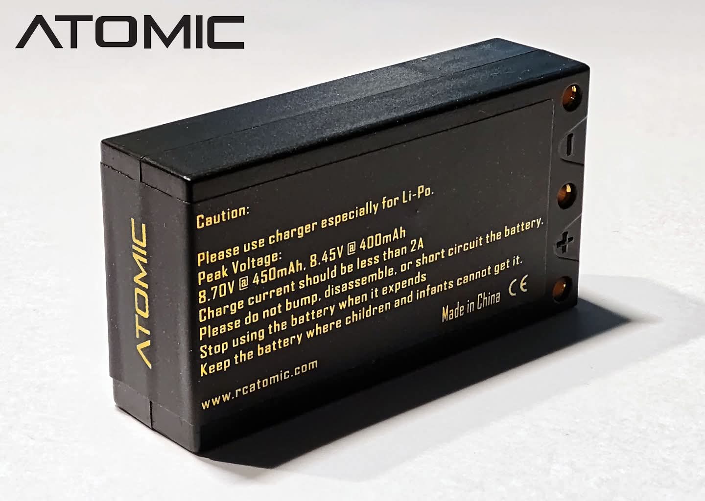 Atomic 450mah hard case LIPO battery